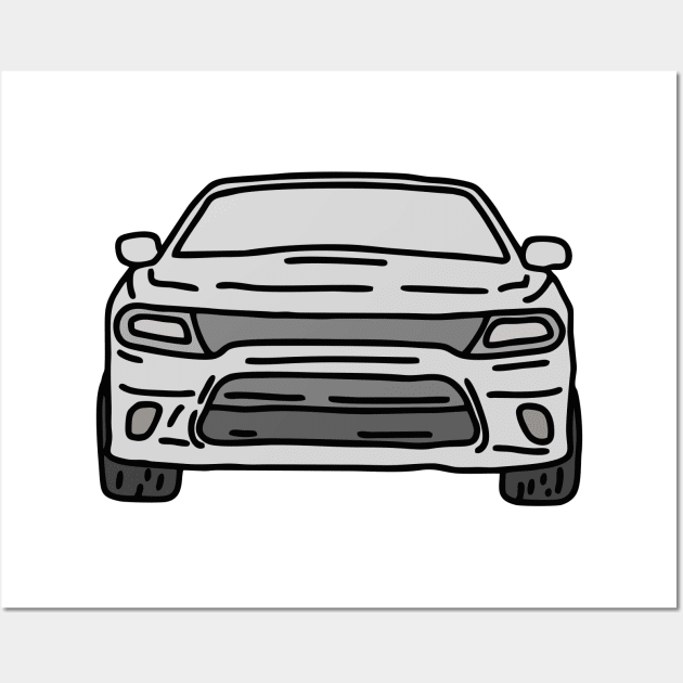 gift super cars illustration Wall Art by fokaction